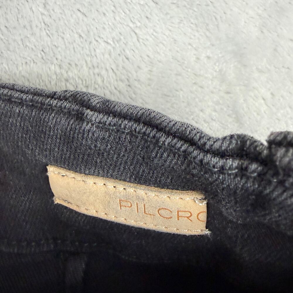 Pilcro Women's Wide Leg Jeans in Charcoal Gray - Picture 7 of 8